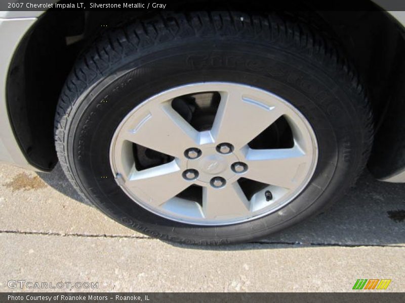 Silverstone Metallic / Gray 2007 Chevrolet Impala LT