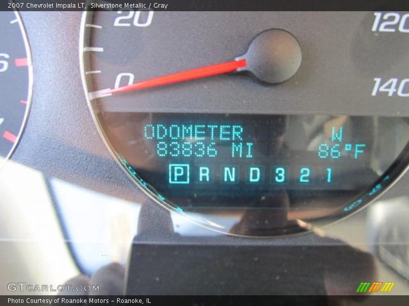 Silverstone Metallic / Gray 2007 Chevrolet Impala LT
