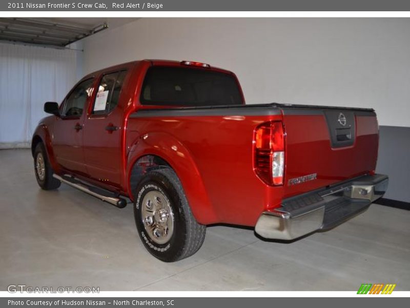 Red Alert / Beige 2011 Nissan Frontier S Crew Cab