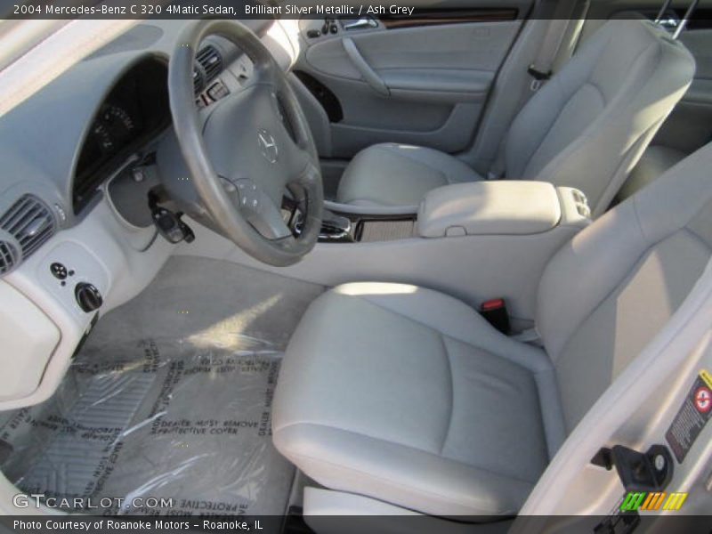 Brilliant Silver Metallic / Ash Grey 2004 Mercedes-Benz C 320 4Matic Sedan