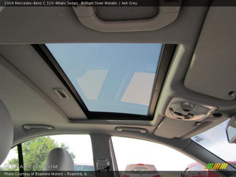 Brilliant Silver Metallic / Ash Grey 2004 Mercedes-Benz C 320 4Matic Sedan