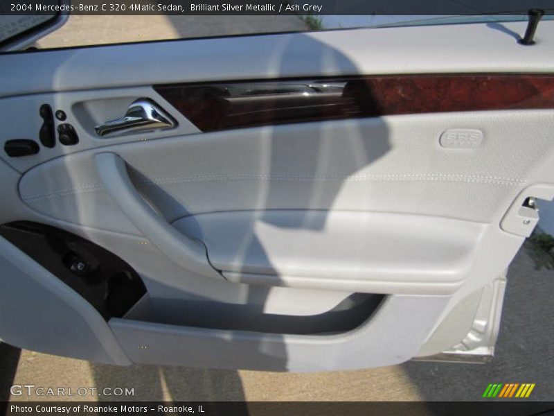 Brilliant Silver Metallic / Ash Grey 2004 Mercedes-Benz C 320 4Matic Sedan