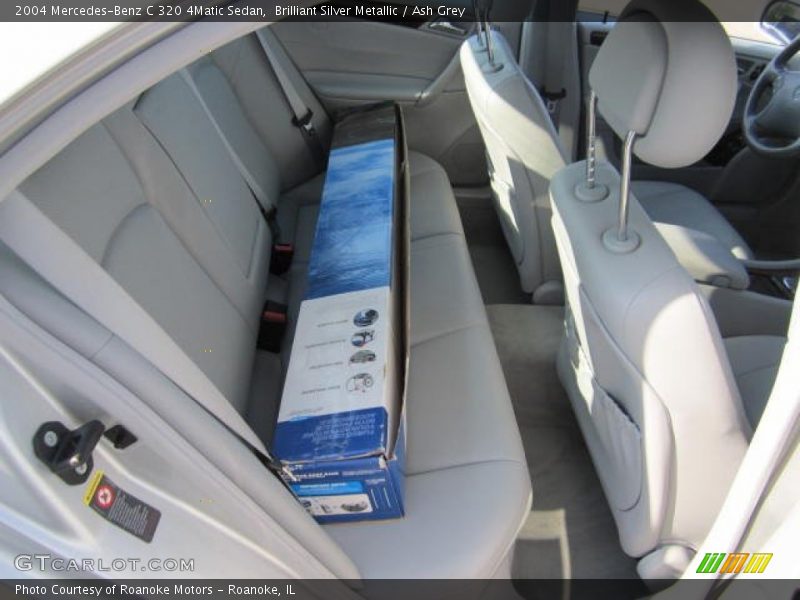 Brilliant Silver Metallic / Ash Grey 2004 Mercedes-Benz C 320 4Matic Sedan