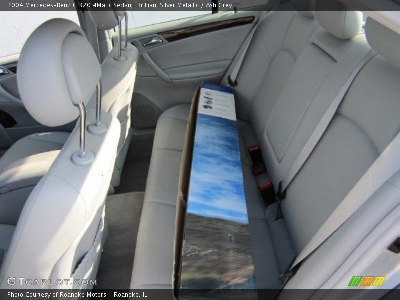 Brilliant Silver Metallic / Ash Grey 2004 Mercedes-Benz C 320 4Matic Sedan