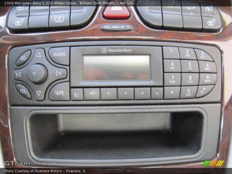 Brilliant Silver Metallic / Ash Grey 2004 Mercedes-Benz C 320 4Matic Sedan