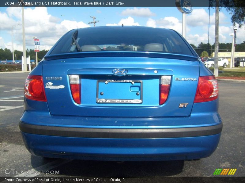 Tidal Wave Blue / Dark Gray 2004 Hyundai Elantra GT Hatchback