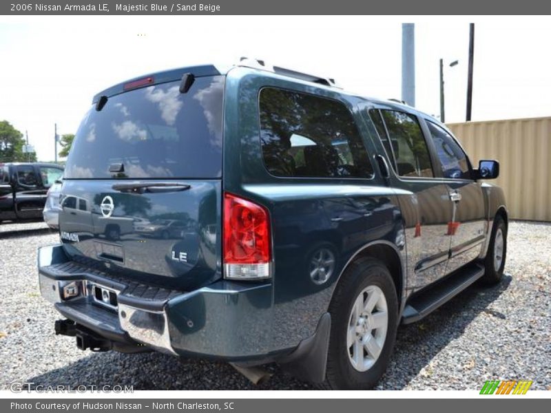 Majestic Blue / Sand Beige 2006 Nissan Armada LE