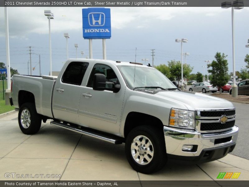 Sheer Silver Metallic / Light Titanium/Dark Titanium 2011 Chevrolet Silverado 2500HD LT Crew Cab