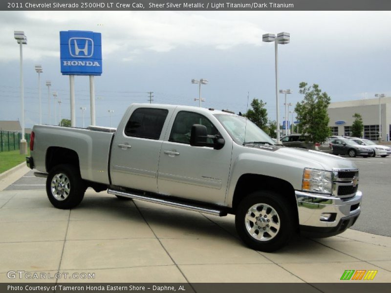 Sheer Silver Metallic / Light Titanium/Dark Titanium 2011 Chevrolet Silverado 2500HD LT Crew Cab