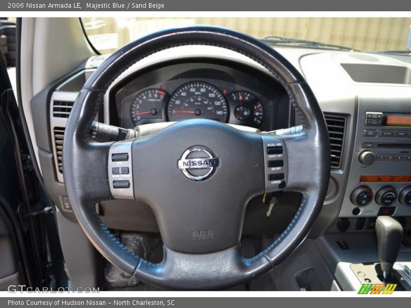 Majestic Blue / Sand Beige 2006 Nissan Armada LE
