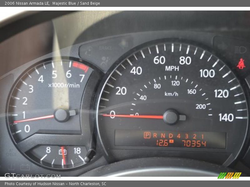 Majestic Blue / Sand Beige 2006 Nissan Armada LE