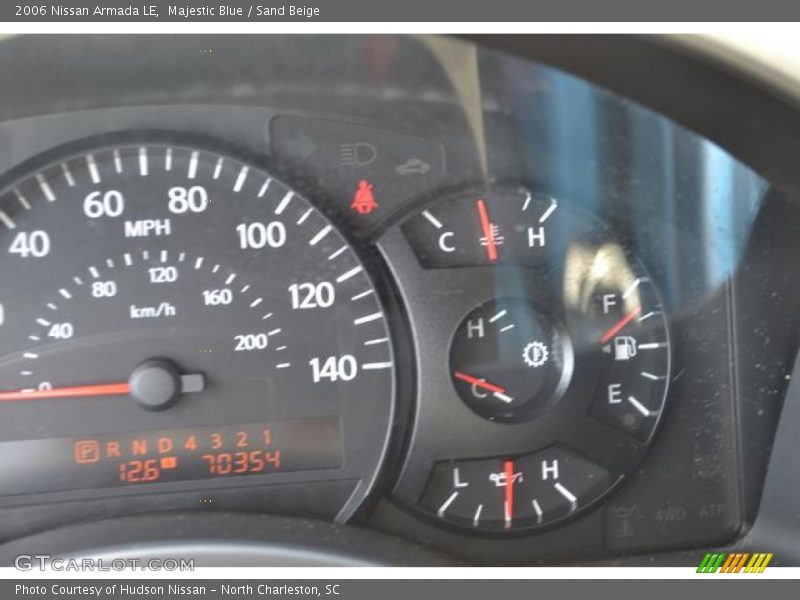 Majestic Blue / Sand Beige 2006 Nissan Armada LE