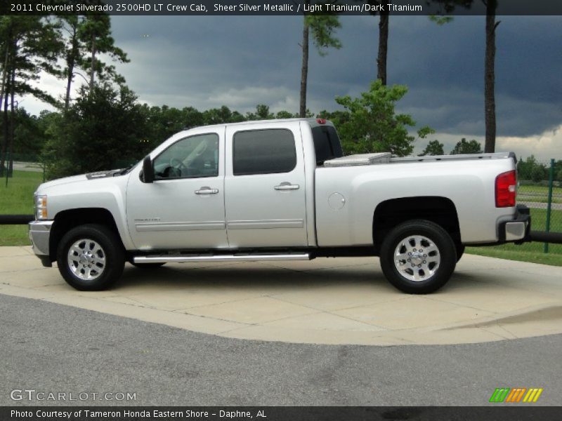 Sheer Silver Metallic / Light Titanium/Dark Titanium 2011 Chevrolet Silverado 2500HD LT Crew Cab