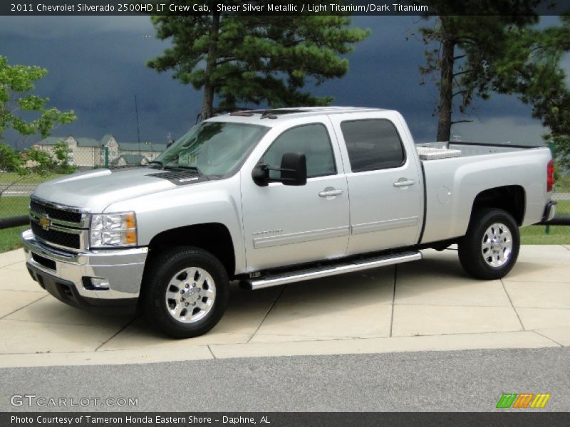 Sheer Silver Metallic / Light Titanium/Dark Titanium 2011 Chevrolet Silverado 2500HD LT Crew Cab