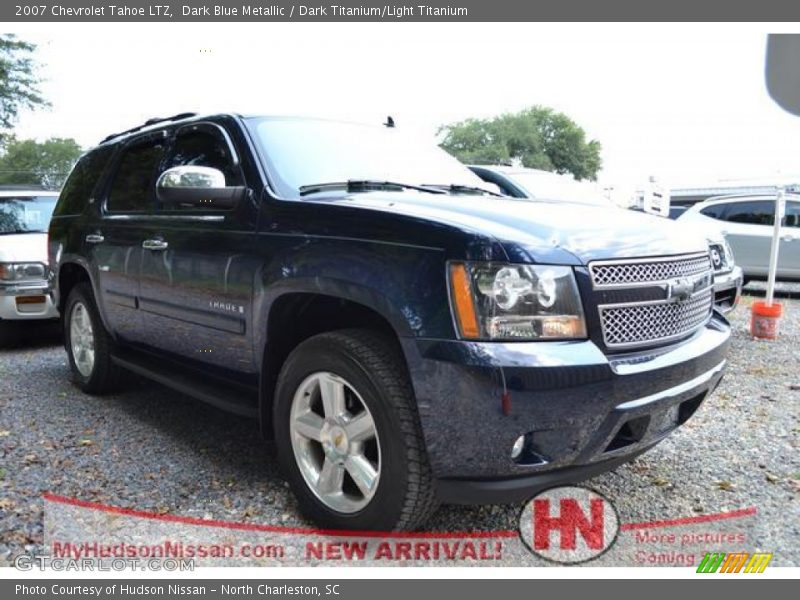 Dark Blue Metallic / Dark Titanium/Light Titanium 2007 Chevrolet Tahoe LTZ