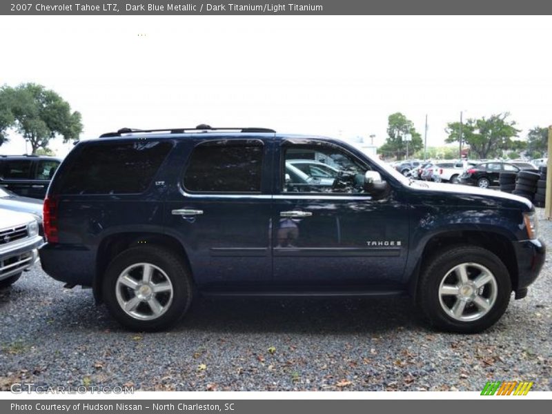 Dark Blue Metallic / Dark Titanium/Light Titanium 2007 Chevrolet Tahoe LTZ