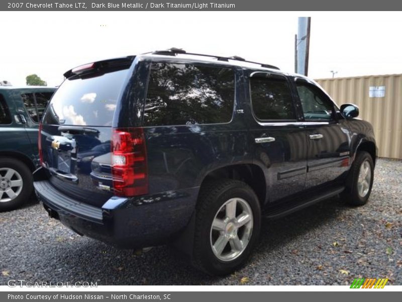 Dark Blue Metallic / Dark Titanium/Light Titanium 2007 Chevrolet Tahoe LTZ