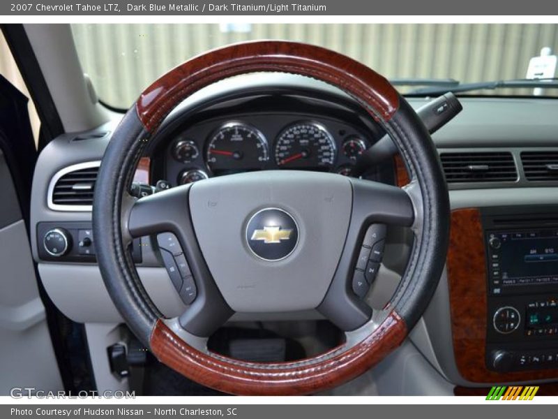 Dark Blue Metallic / Dark Titanium/Light Titanium 2007 Chevrolet Tahoe LTZ