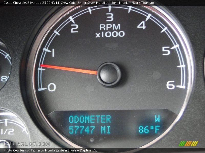 Sheer Silver Metallic / Light Titanium/Dark Titanium 2011 Chevrolet Silverado 2500HD LT Crew Cab