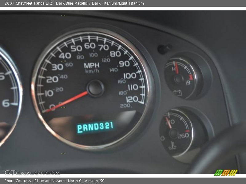 Dark Blue Metallic / Dark Titanium/Light Titanium 2007 Chevrolet Tahoe LTZ