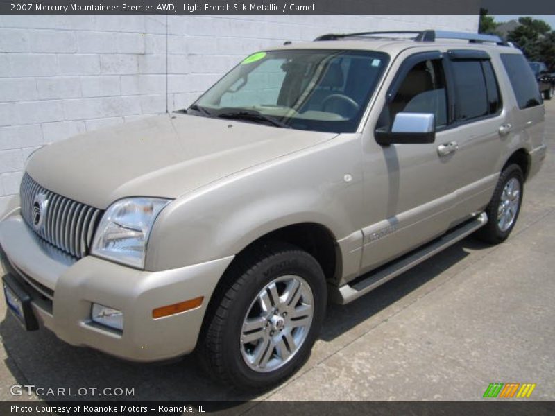 Light French Silk Metallic / Camel 2007 Mercury Mountaineer Premier AWD