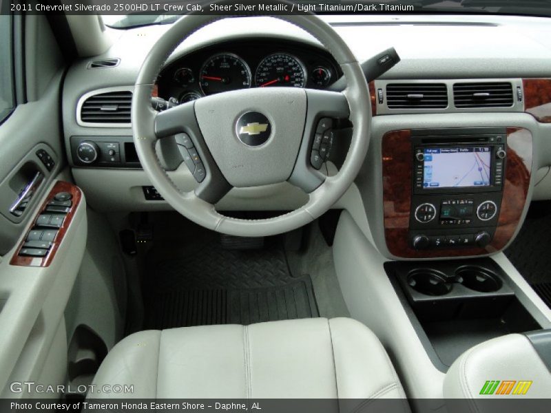 2011 Silverado 2500HD LT Crew Cab Light Titanium/Dark Titanium Interior
