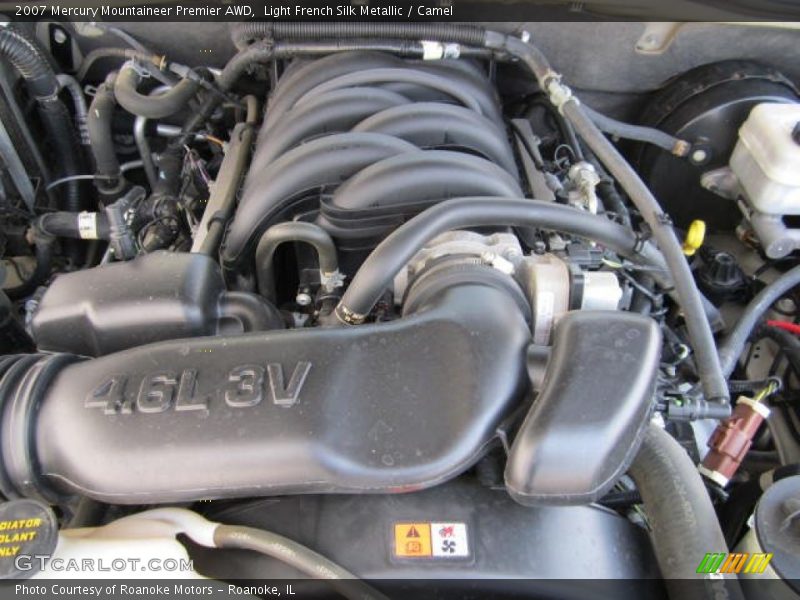 Light French Silk Metallic / Camel 2007 Mercury Mountaineer Premier AWD