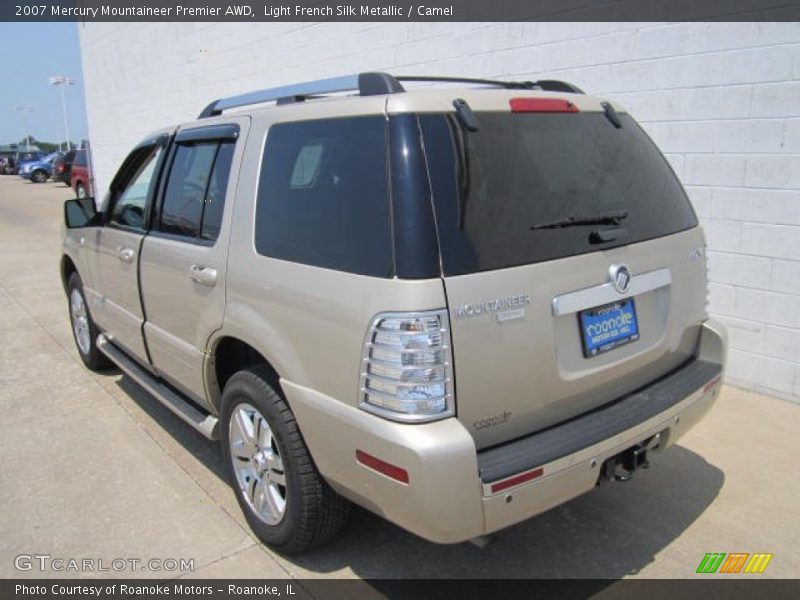 Light French Silk Metallic / Camel 2007 Mercury Mountaineer Premier AWD