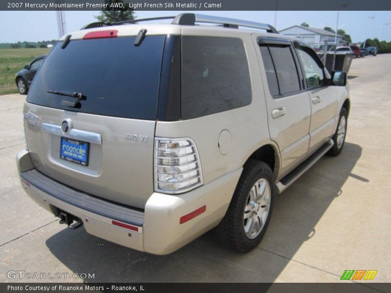 Light French Silk Metallic / Camel 2007 Mercury Mountaineer Premier AWD