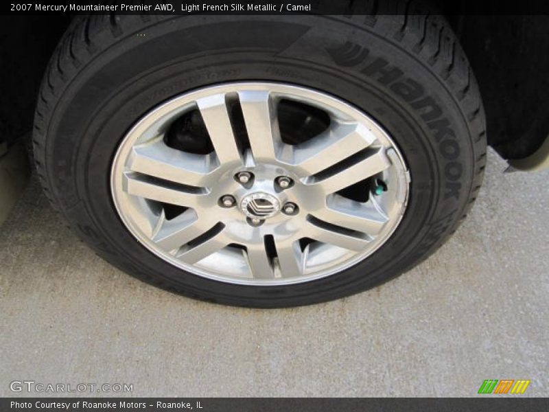 Light French Silk Metallic / Camel 2007 Mercury Mountaineer Premier AWD