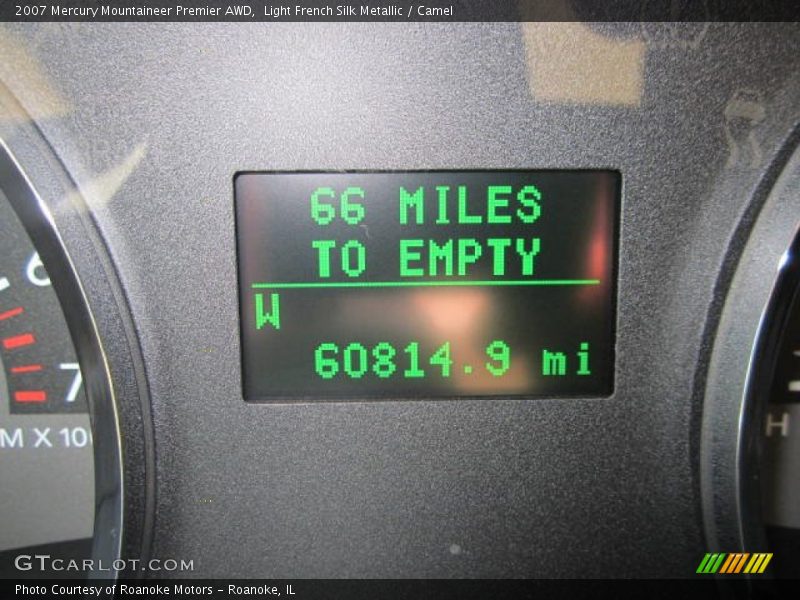 Light French Silk Metallic / Camel 2007 Mercury Mountaineer Premier AWD