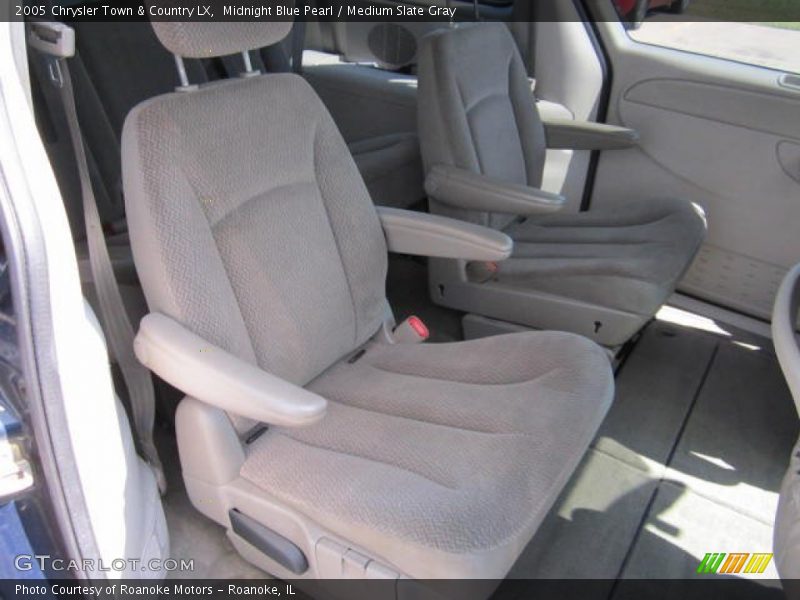Midnight Blue Pearl / Medium Slate Gray 2005 Chrysler Town & Country LX