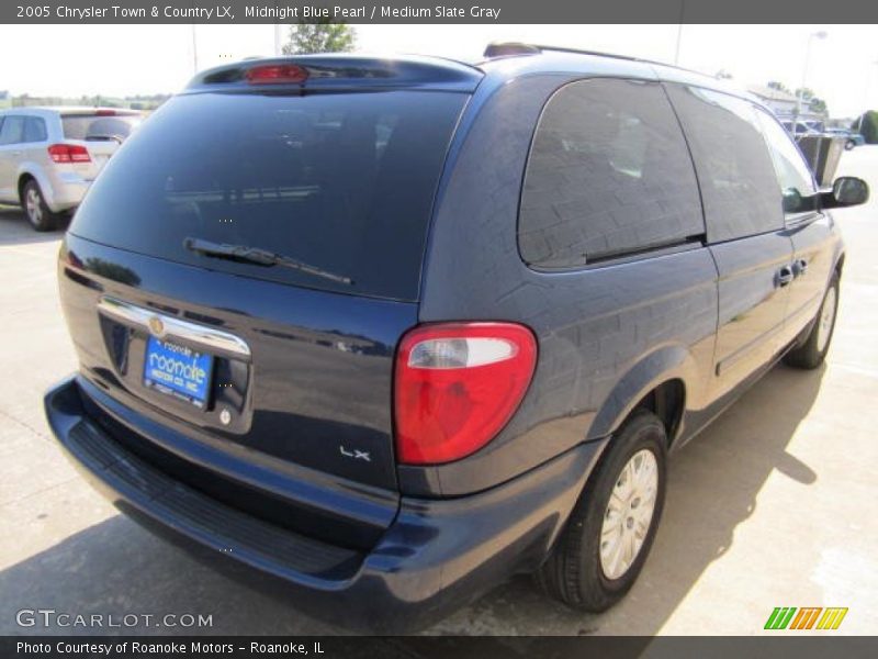Midnight Blue Pearl / Medium Slate Gray 2005 Chrysler Town & Country LX