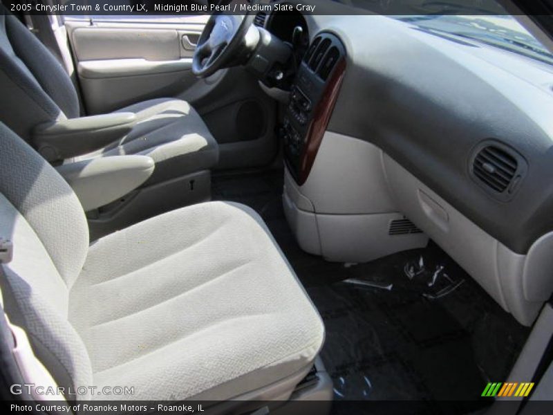 Midnight Blue Pearl / Medium Slate Gray 2005 Chrysler Town & Country LX