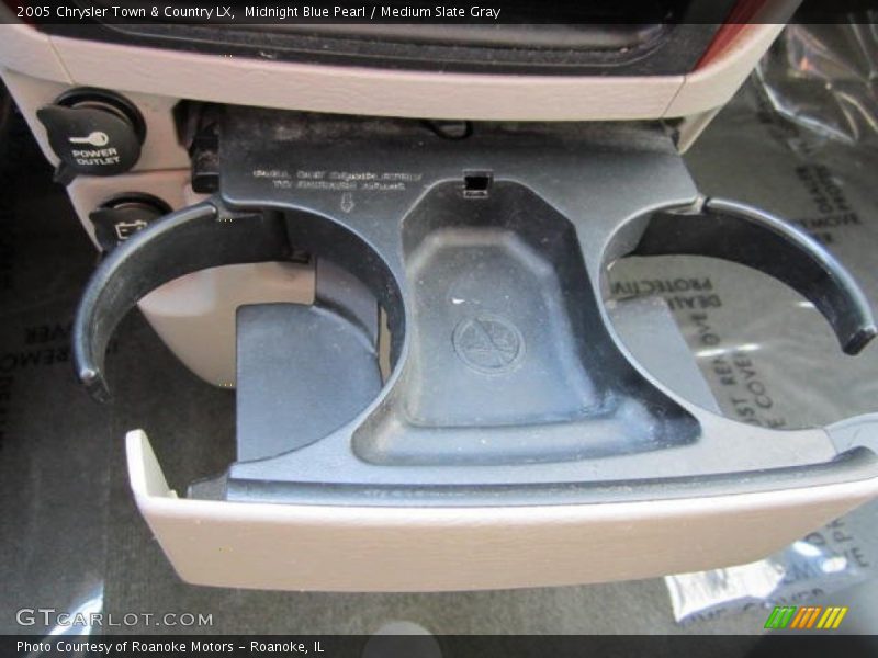 Midnight Blue Pearl / Medium Slate Gray 2005 Chrysler Town & Country LX