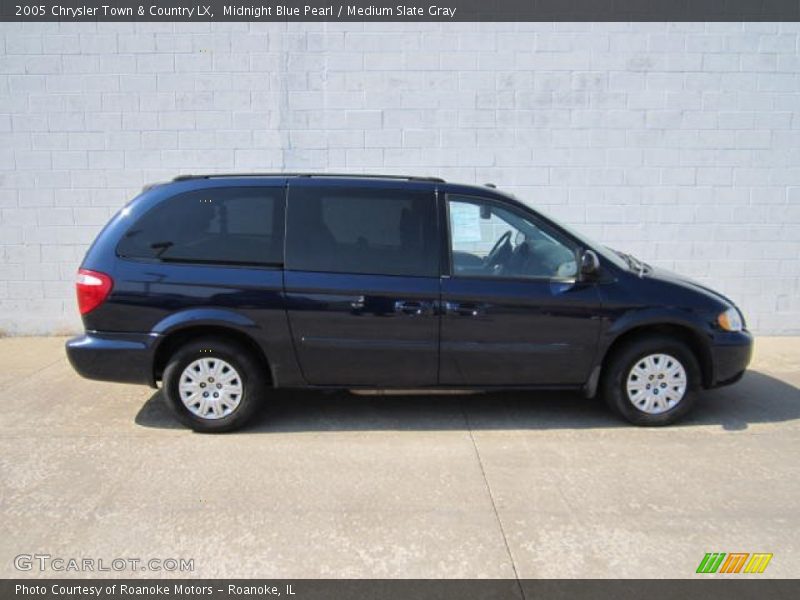 Midnight Blue Pearl / Medium Slate Gray 2005 Chrysler Town & Country LX