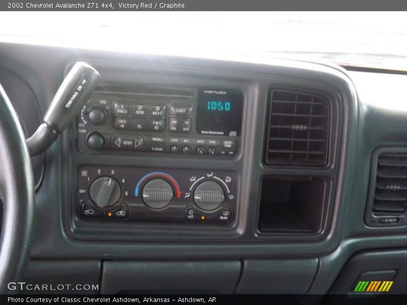 Victory Red / Graphite 2002 Chevrolet Avalanche Z71 4x4