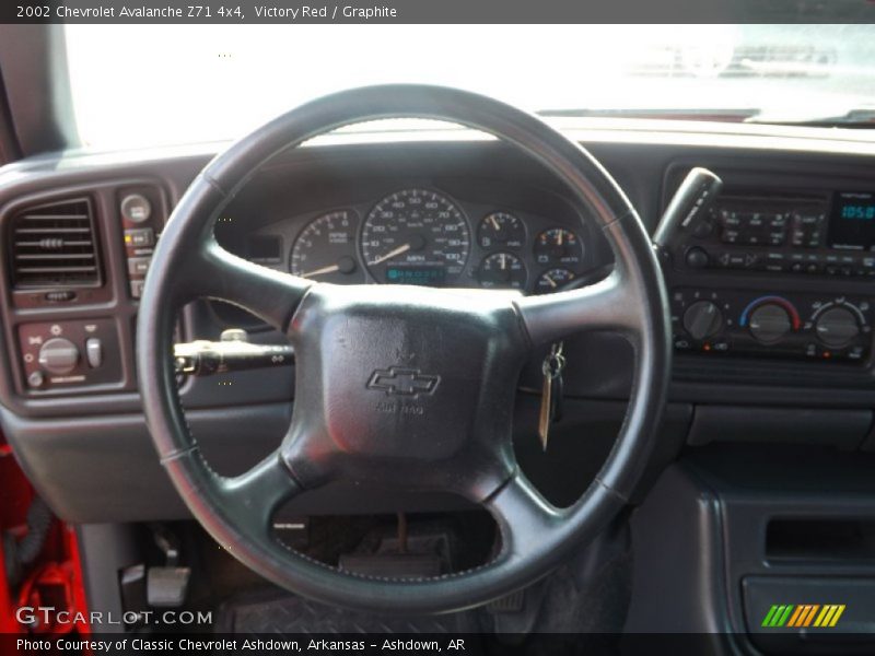 Victory Red / Graphite 2002 Chevrolet Avalanche Z71 4x4
