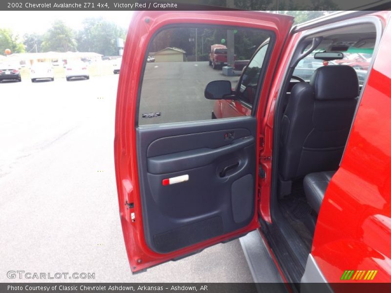 Victory Red / Graphite 2002 Chevrolet Avalanche Z71 4x4