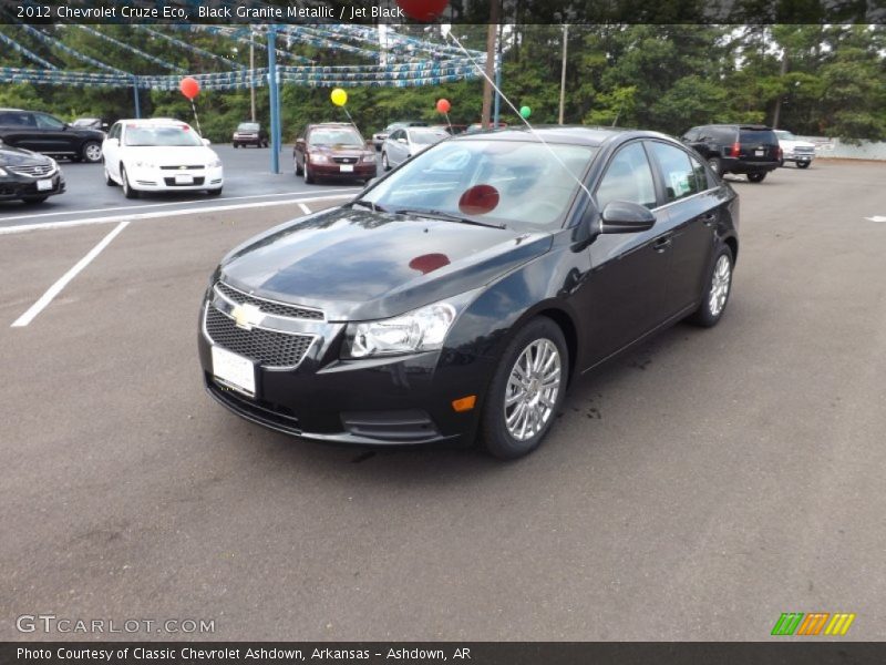 Black Granite Metallic / Jet Black 2012 Chevrolet Cruze Eco