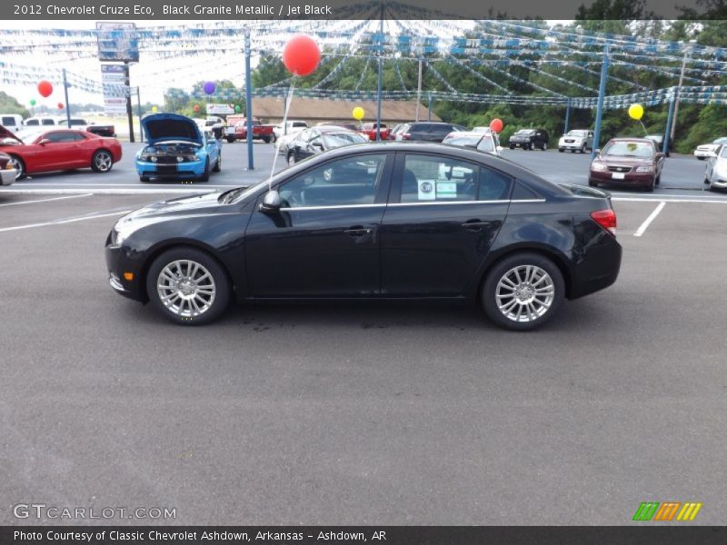 Black Granite Metallic / Jet Black 2012 Chevrolet Cruze Eco