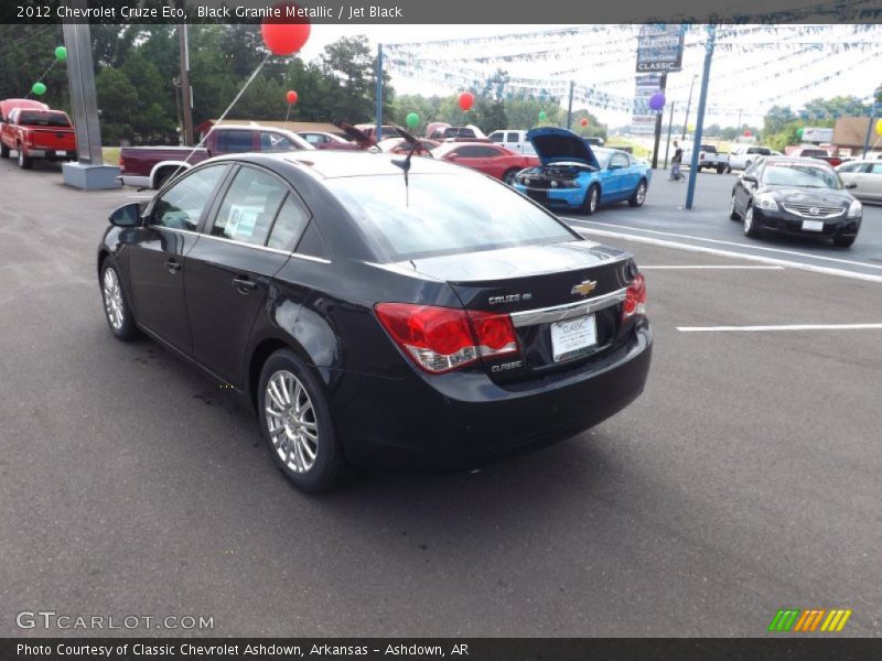 Black Granite Metallic / Jet Black 2012 Chevrolet Cruze Eco
