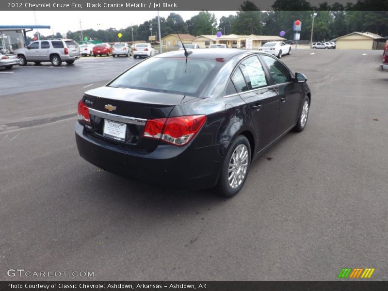 Black Granite Metallic / Jet Black 2012 Chevrolet Cruze Eco