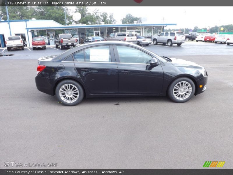 Black Granite Metallic / Jet Black 2012 Chevrolet Cruze Eco