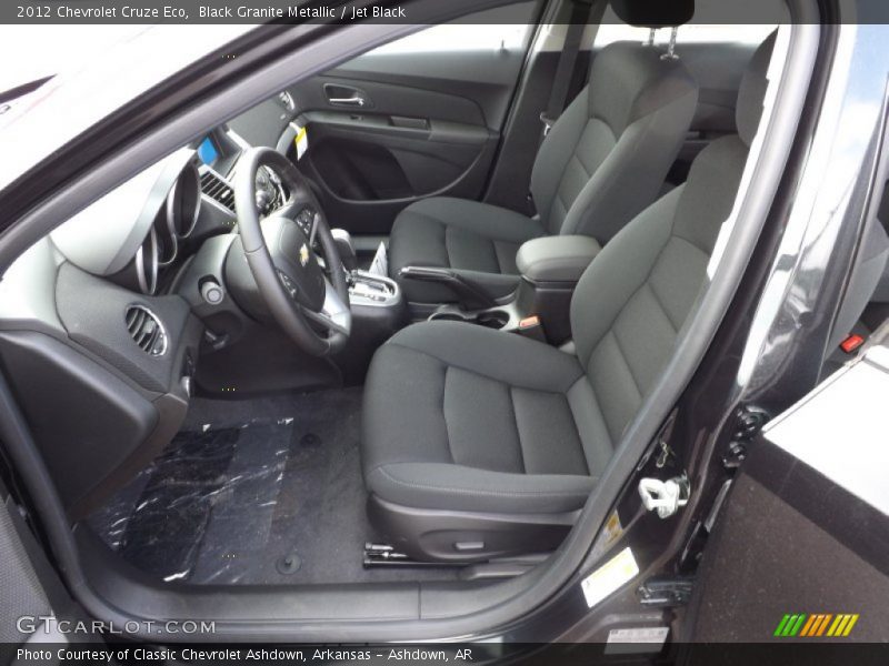 Black Granite Metallic / Jet Black 2012 Chevrolet Cruze Eco