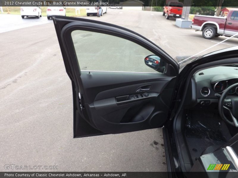 Black Granite Metallic / Jet Black 2012 Chevrolet Cruze Eco