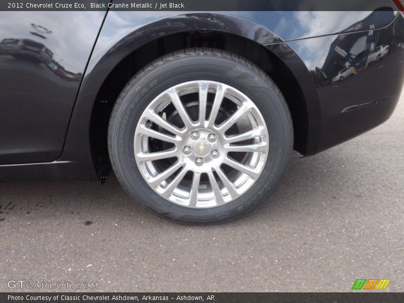 Black Granite Metallic / Jet Black 2012 Chevrolet Cruze Eco