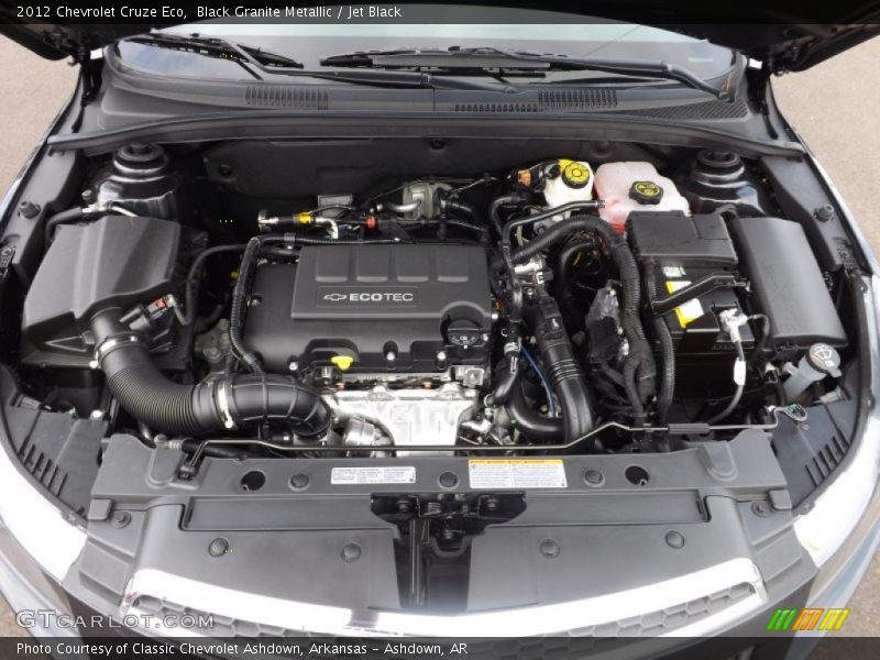 Black Granite Metallic / Jet Black 2012 Chevrolet Cruze Eco