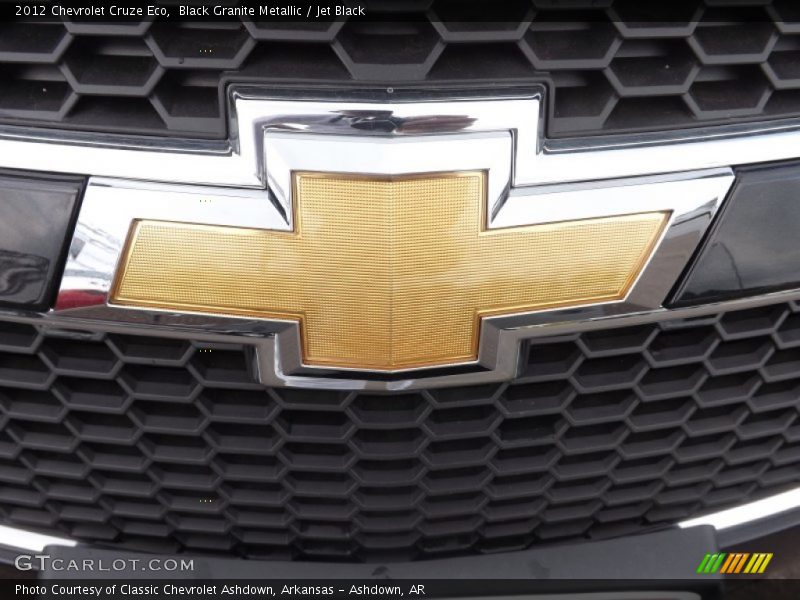 Black Granite Metallic / Jet Black 2012 Chevrolet Cruze Eco