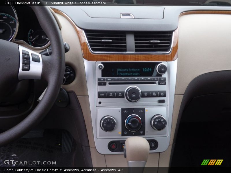 Summit White / Cocoa/Cashmere 2012 Chevrolet Malibu LT